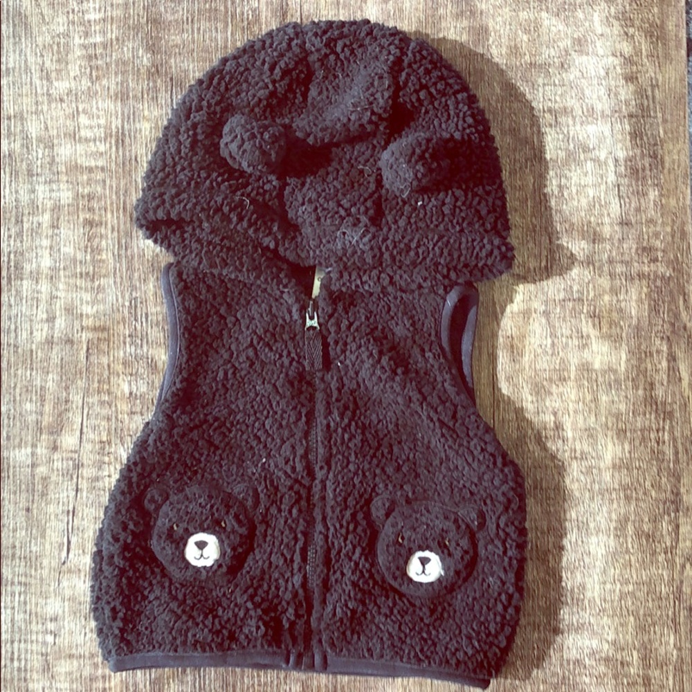 6 Month | Hooded Fleece Zipper Vest